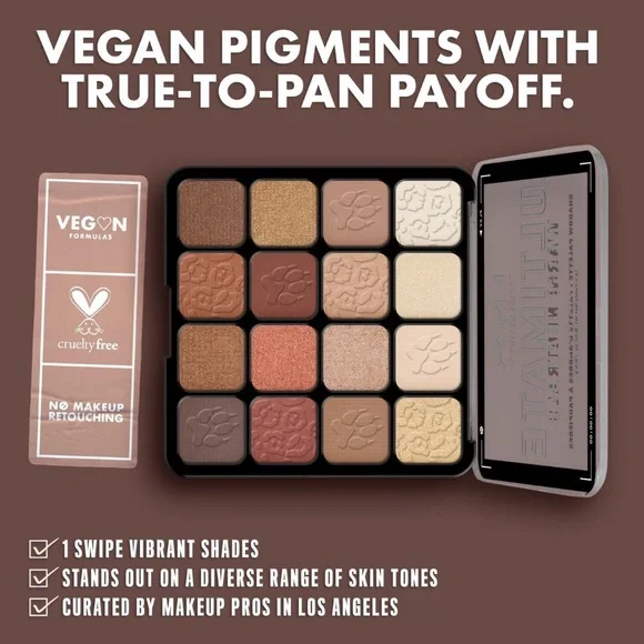 $14❤️‍🔥 NYX Ultimate Color Shadow Palette WARM NEUTRALS 🎨 NEW & SEALED - Picture 7 of 10